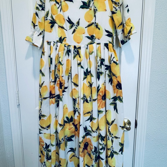 Lemons Dress , shape A - size XL brand: Zaful - Picture 3 of 6